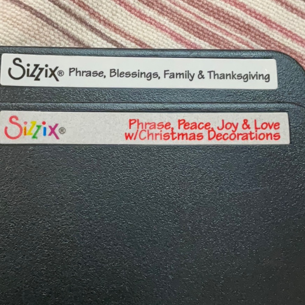 Tim Holtz Thanksgiving & Christmas Decorative Strip Cutting Dies